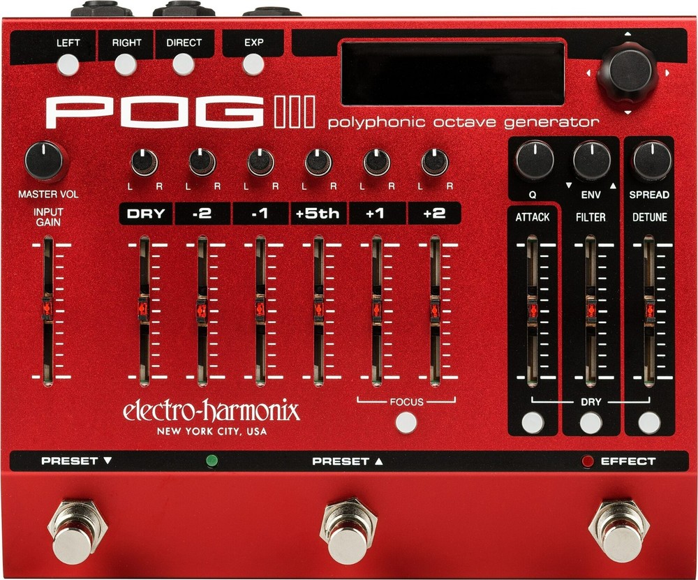 EHX Electro-Harmonix POG3 Polyphonic Octave Generator Guitar Effects Pedal