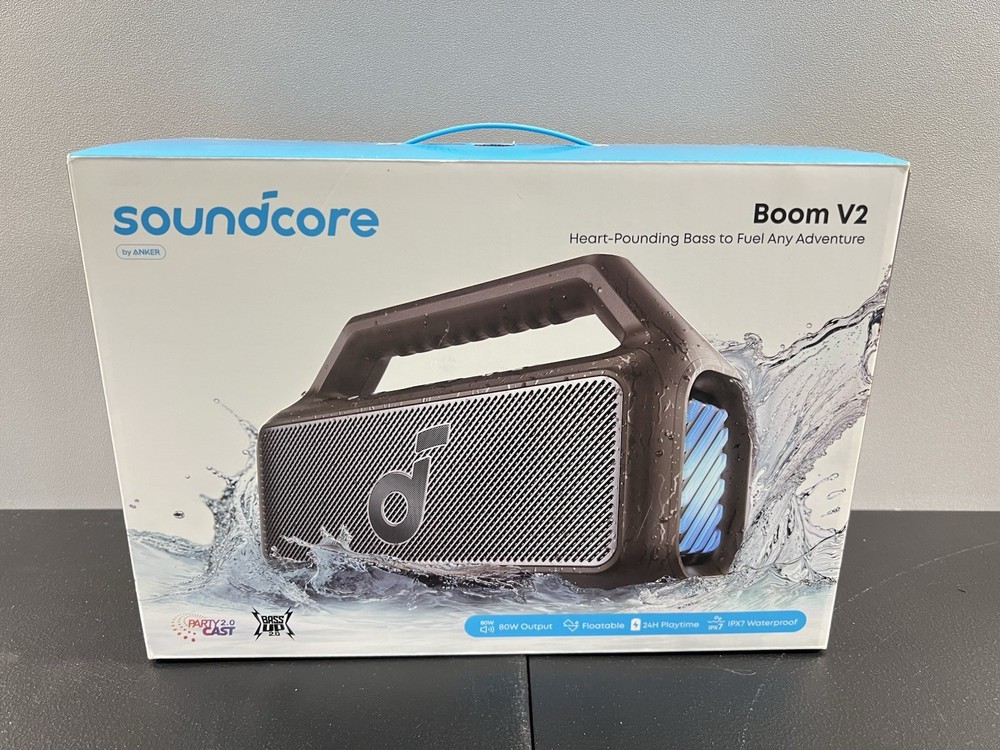 Anker Soundcore Boom V2 Bluetooth Speaker