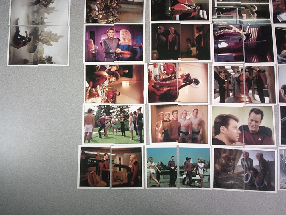 1987 Paramount Star Trek Miniature Sticker Starter Set