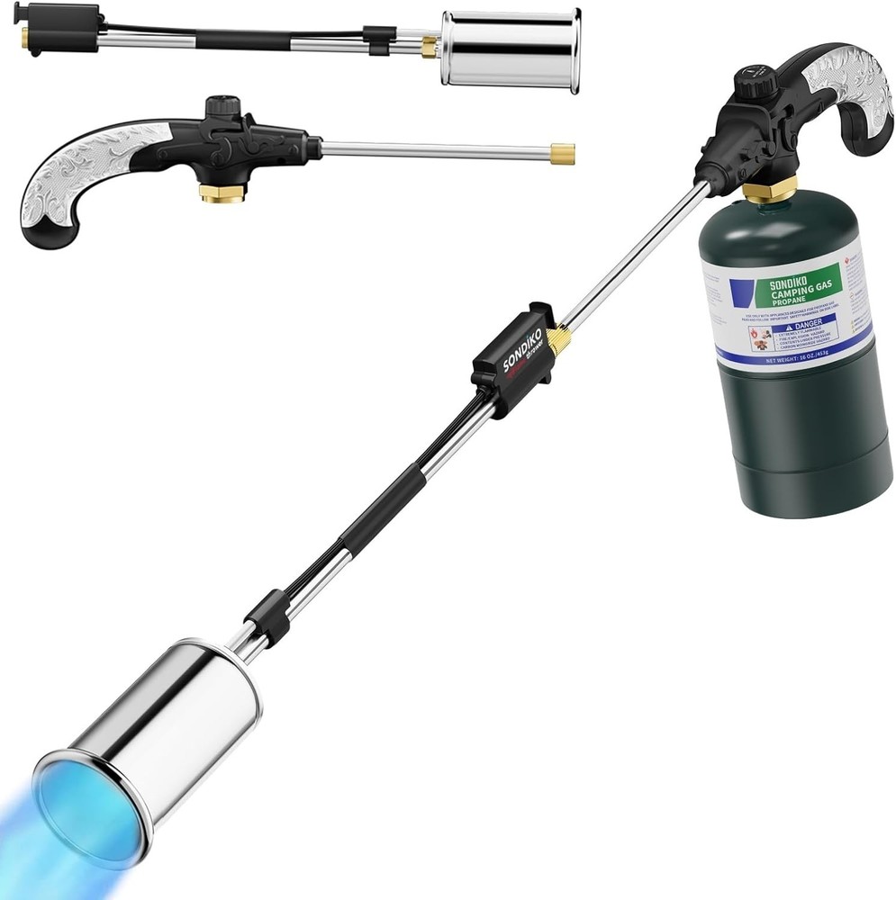 Environmentally Friendly Weed Burner - High-Output Propane Torch for Efficiency