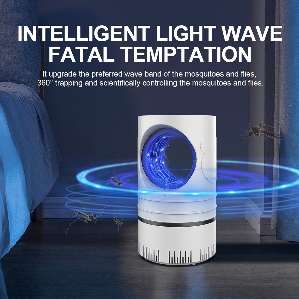 1 PC Electric Fly Bug Mosquito Insect Killer LED Light Trap Control Lamp