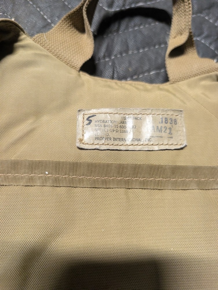 USMC Hydration carrier CamelBak NO BLADDER