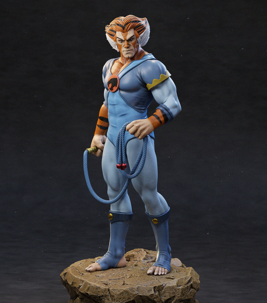 UNPAINTED Thundercats Tygra 3d Printed Model Kit