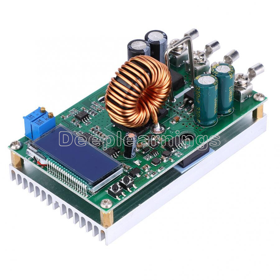 DC-DC Step Down Converter 20A Power Adjustable Step-Down Power Supply Module NEW
