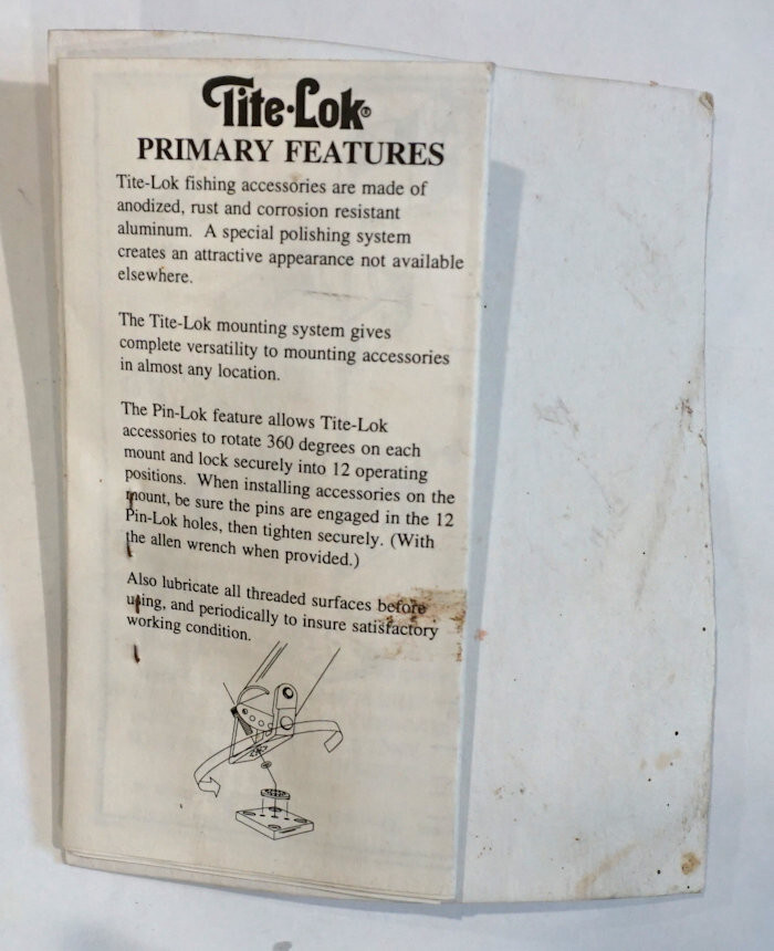 Tite-Lok Transducer Bracket #5781