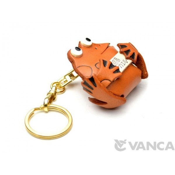 Lucky Frog Leather Keychain(L)