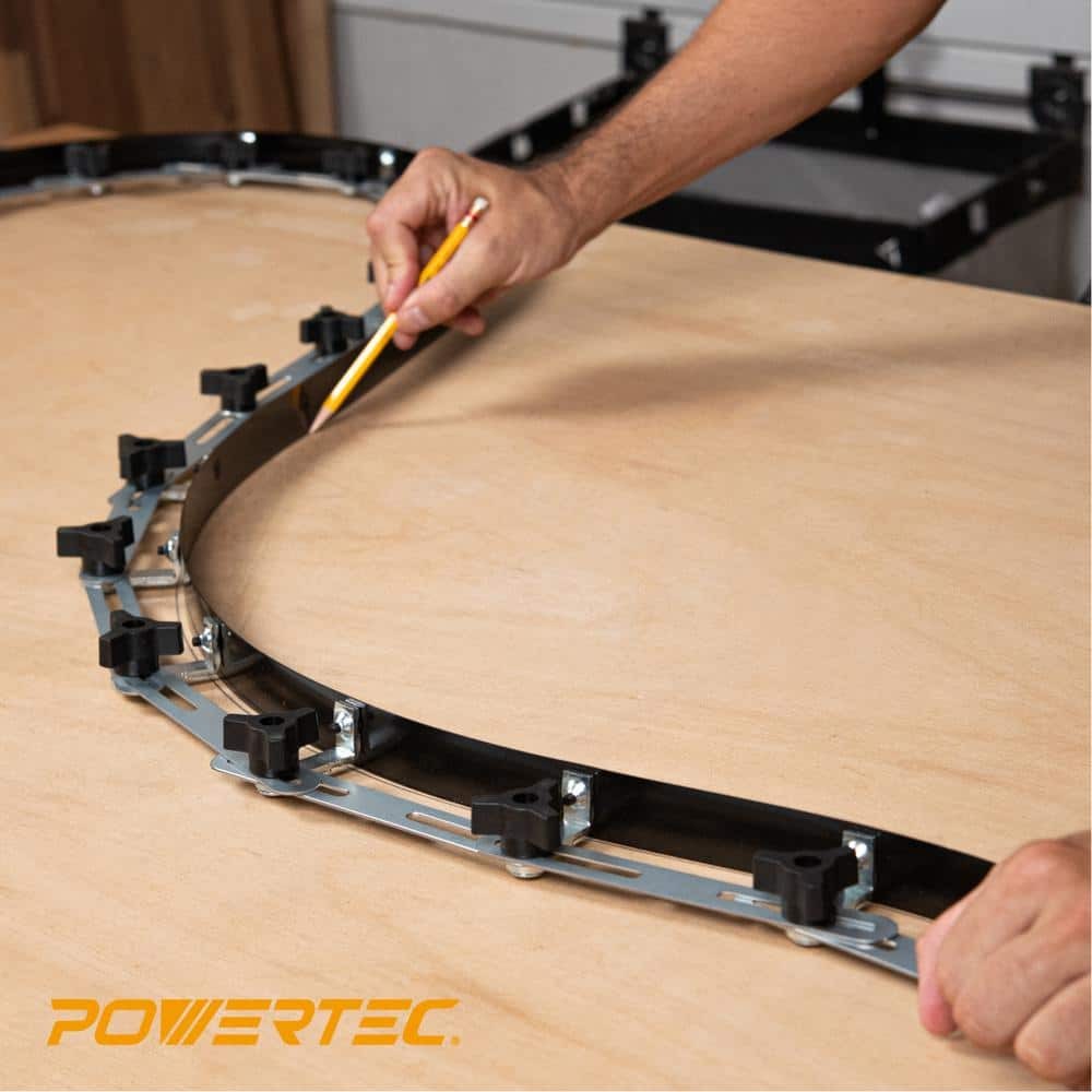 Curve Template 107 in. Flexible Adjustable Multi-Surface Durable Steel