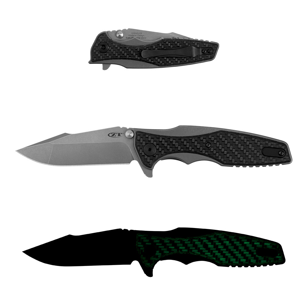 Zero Tolerance Folding Pocket Work Tactical Knife ZT-0393GLCF