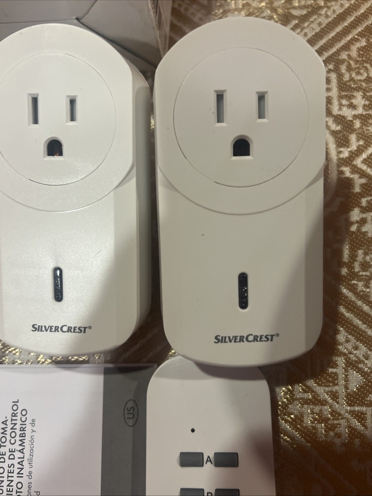 SilverCrest Indoor Wireless Socket Set - Up To 40m Range / 5 Piece Set