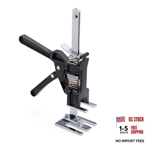 Hand Lifting Jack Tool - Labor Saving Arm Jacks for Installing 1 - Pack Black