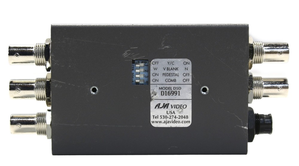 AJA Model D5D Video Converter NTSC/PAL to Serial Decoder Digital