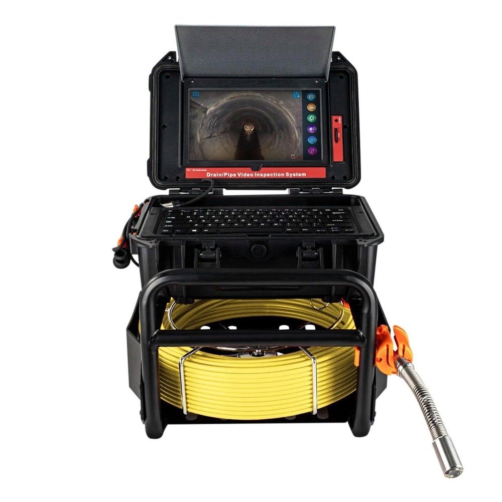 Sewer Camera 50m/165ft Meter Marker Cable and DVR Pipe Inspection Camera