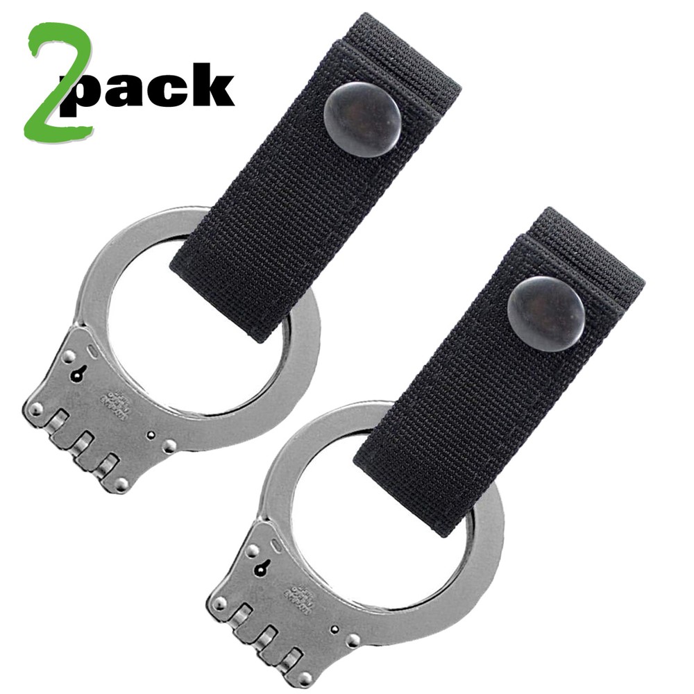 2.25" Duty Belt Nylon Handcuff Strap Security Quick Hook Handcuffs Holder Strap