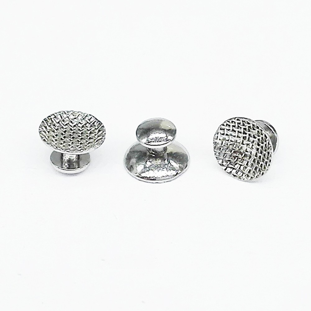 Dental Orthodontic Lingual Button Bondable Round Base with Mesh Base