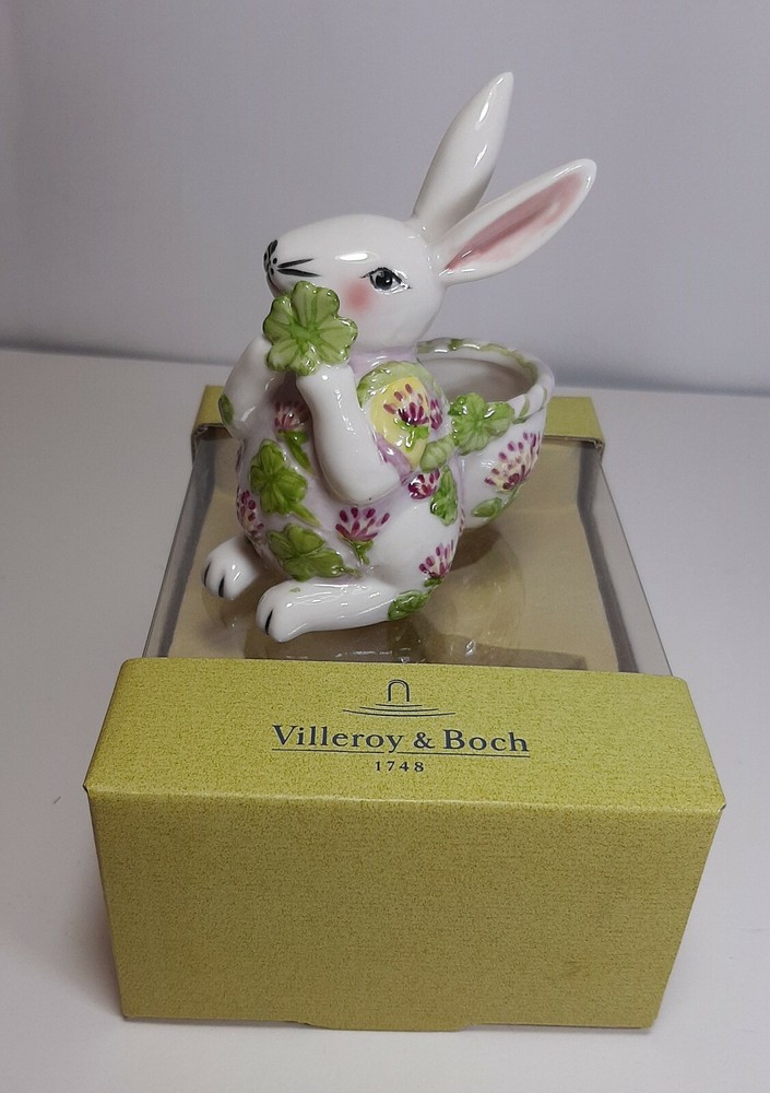 Rabbit with Gerla Egg VILLEROY & BOCH Easter cm 10 with Box