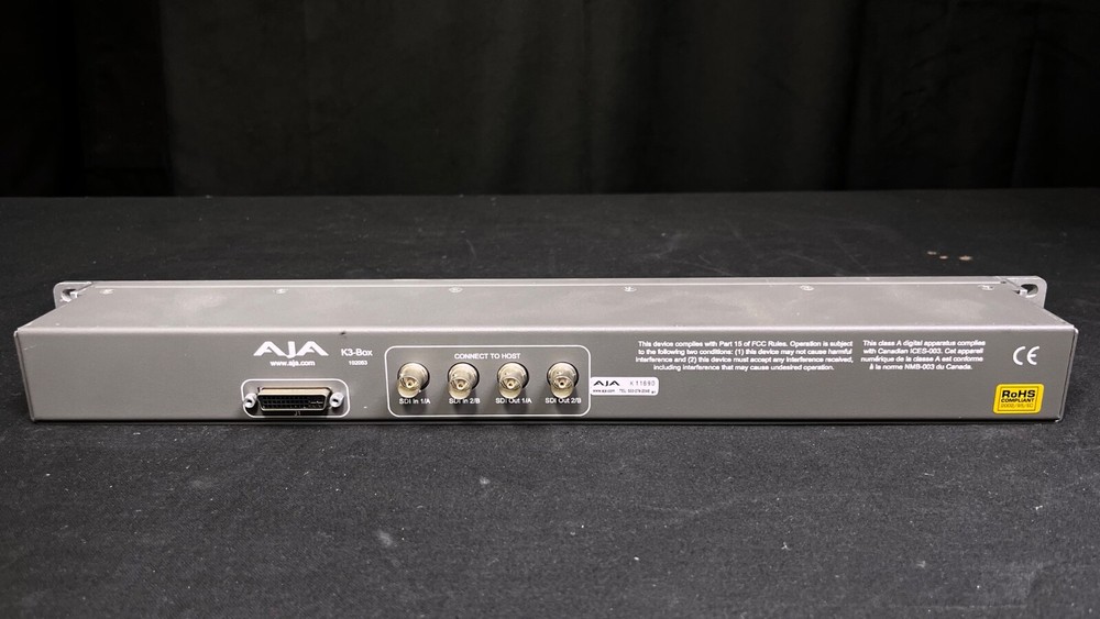 AJA K3-Box Breakout Box for Kona 3 - Without Cables