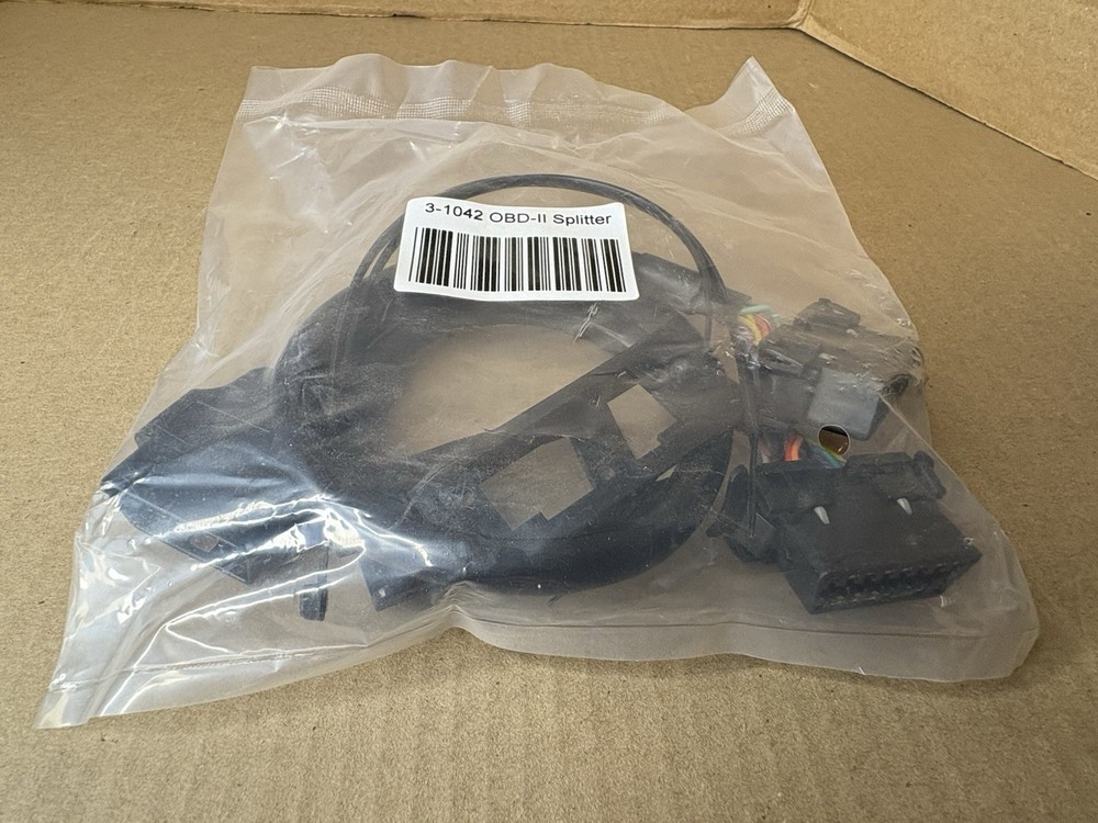 OBD II Splitter Extension w/ Y Cable Covert Underdash Mount GPS Tracking Devices