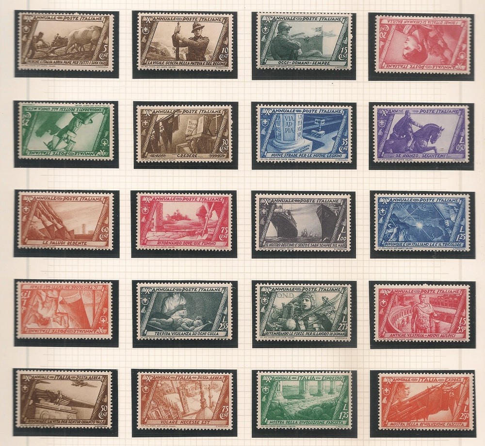 Italy 1932 March on Rome Set Mint Hinged