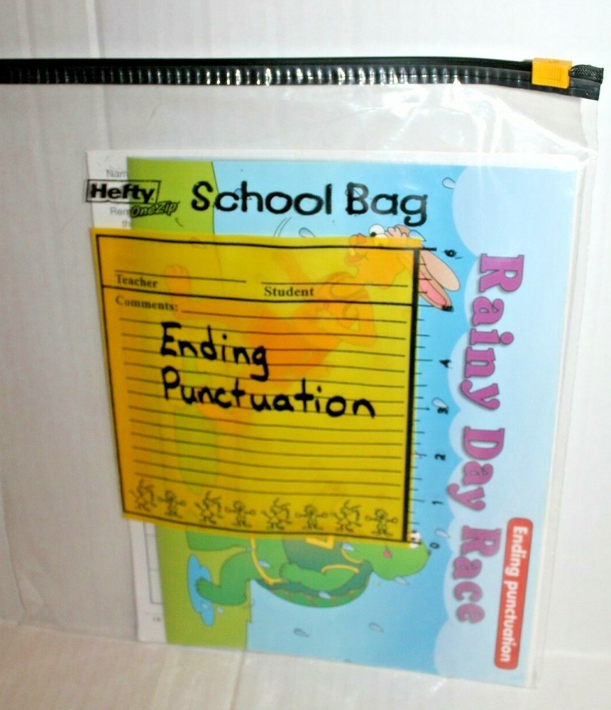 Punctuation Educational Folder Game Language Arts Center Activity Grades 2-3