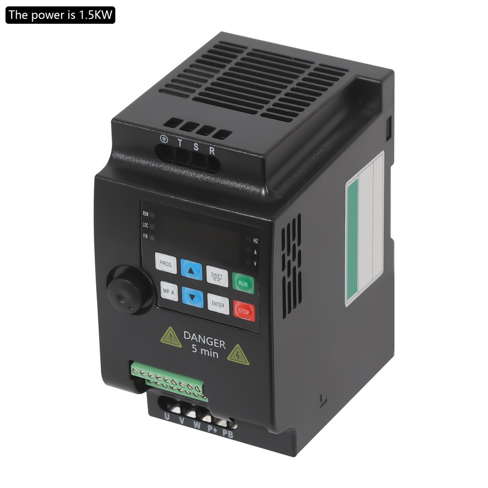 2 HP 3 Phase Motor Variable Frequency Drive VFD Speed Controller 220VAC 1.5KW 7A