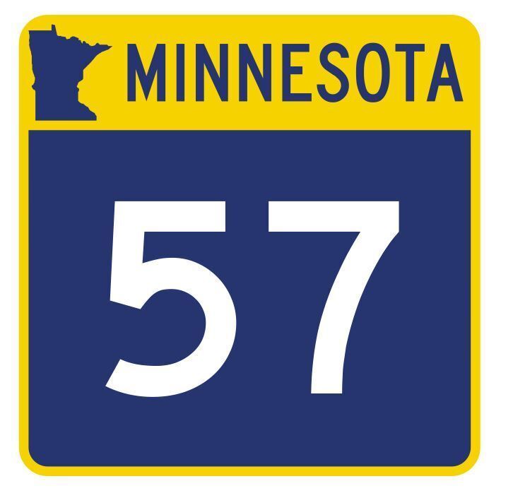 Minnesota State Highway 57 Sticker Decal