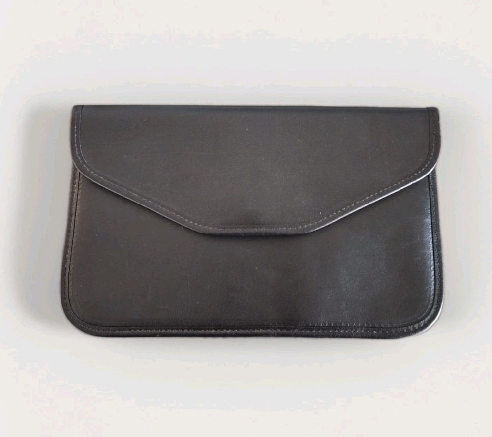 Michael Green Black Leather Pouch