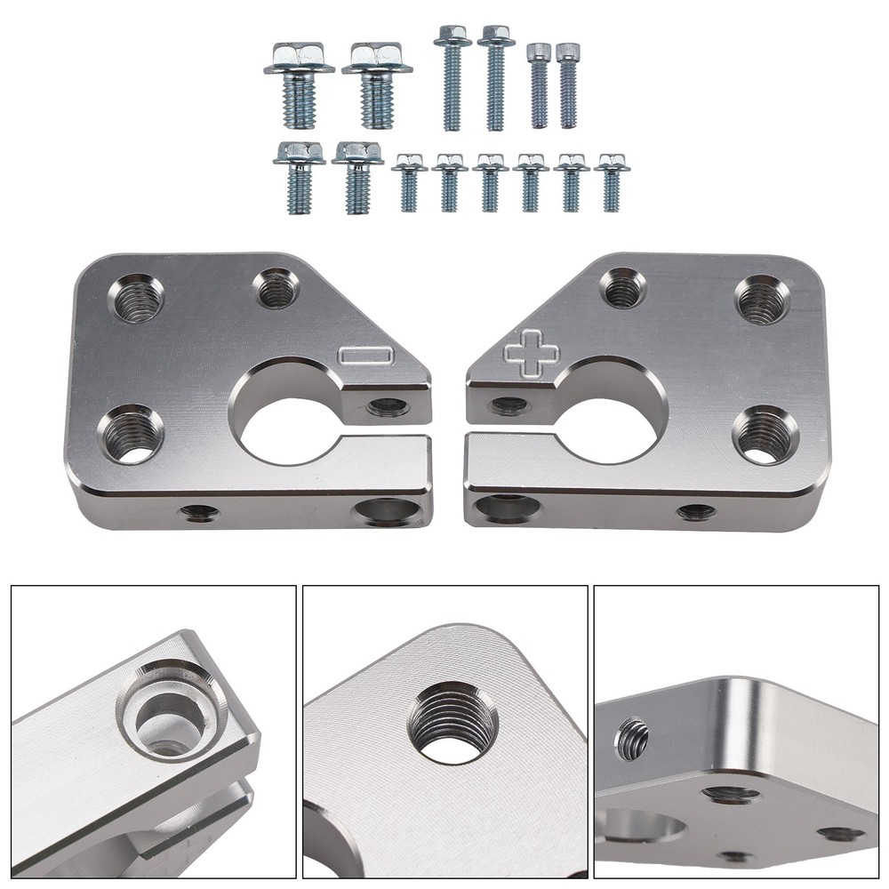 74098 Battery Terminal Multi Power Block Silver