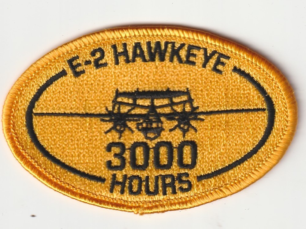 USN US Navy E-2C Hawkeye 3000 Hours patch