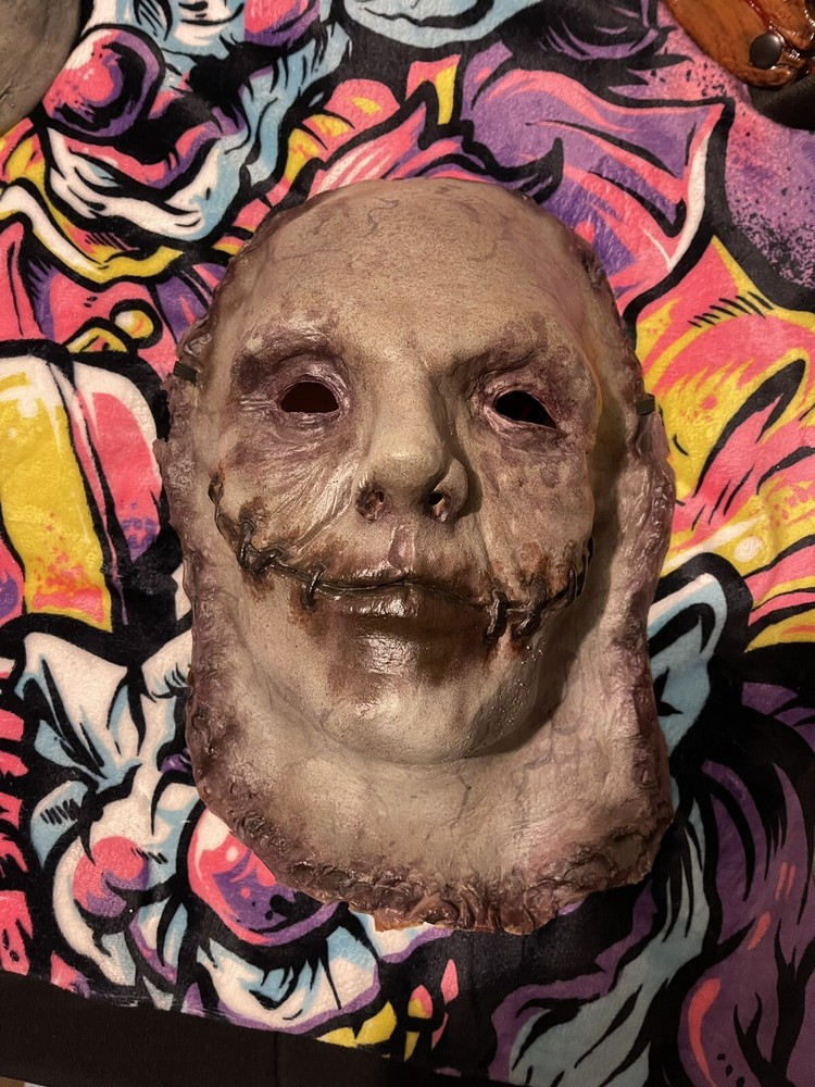 Leatherface Style Mask TCM Makeup Billy Custom