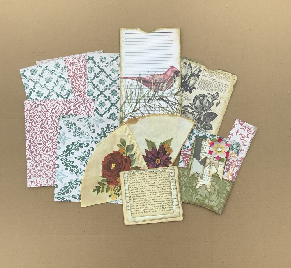 Handmade Christmas Junk Journal Kit