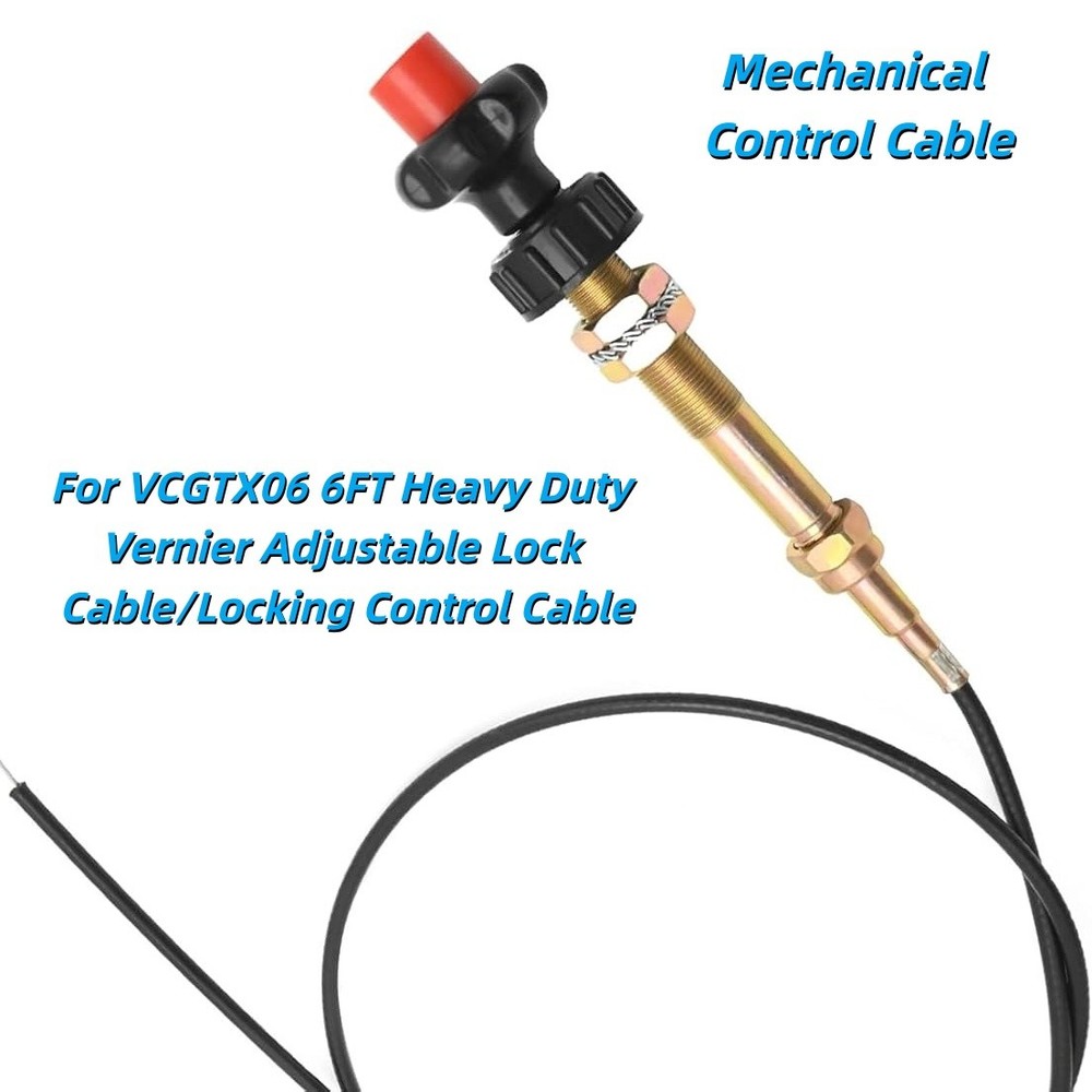 Fits VCGTX06 6FT Heavy Duty Vernier Adjustable Lock Cable/Locking Control Cable