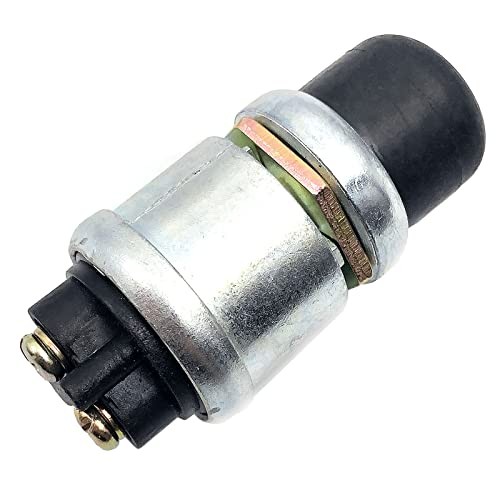 2pcs Engine Start Push Button Momentary Starter Switch 12V Weatherproof Push
