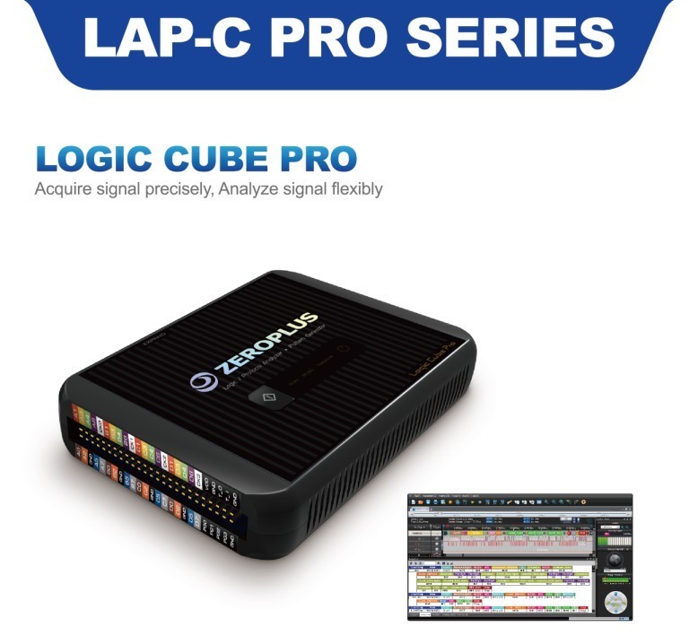 Zeroplus Logic Analyzer LAP-C Pro 32256M: 8Gbit Memory Size & 2GHz Sample Rate