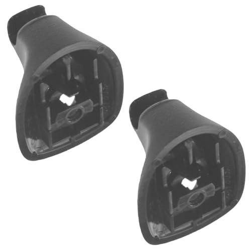 Sun Visor Sunvisor Support Clip Pair Kit Black Compatible with Chry SLE r