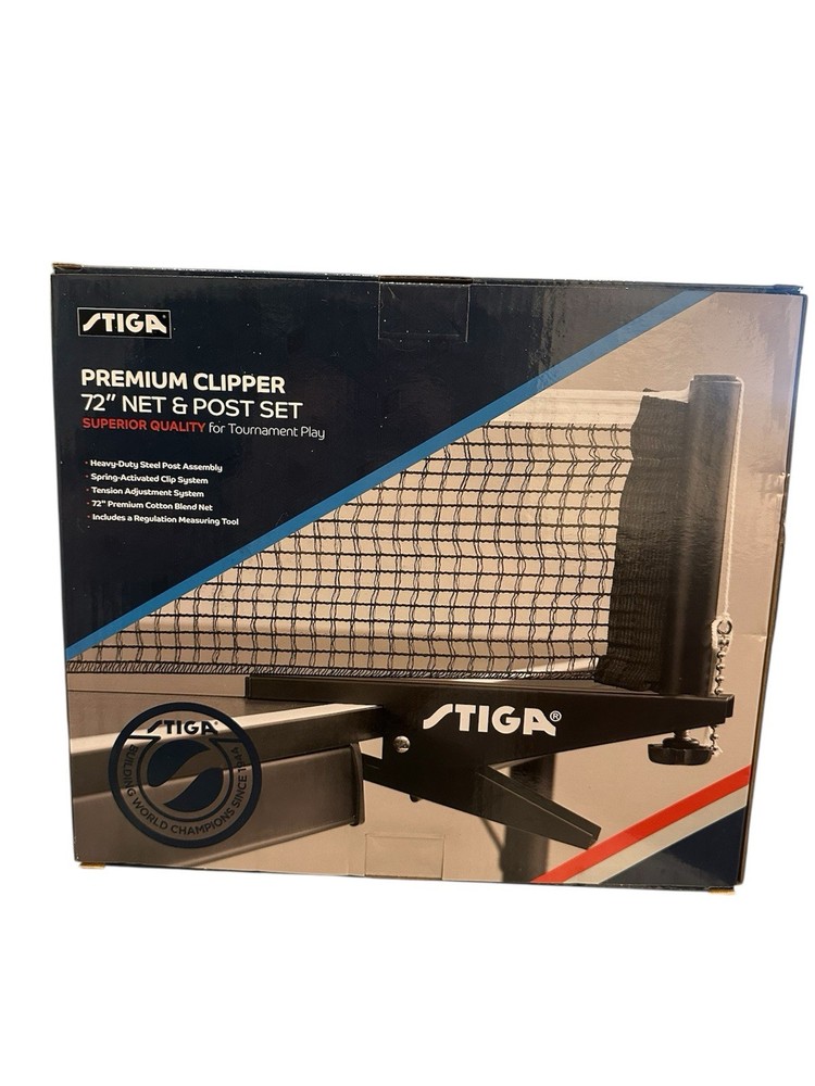 Stiga Premium Clipper 72" Net And Post Set, T1566