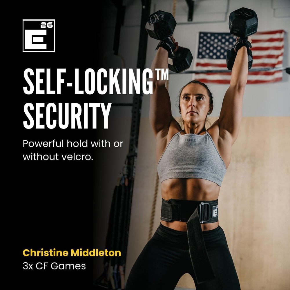 Self-Locking Weight Lifting Belt for Serious Athletes