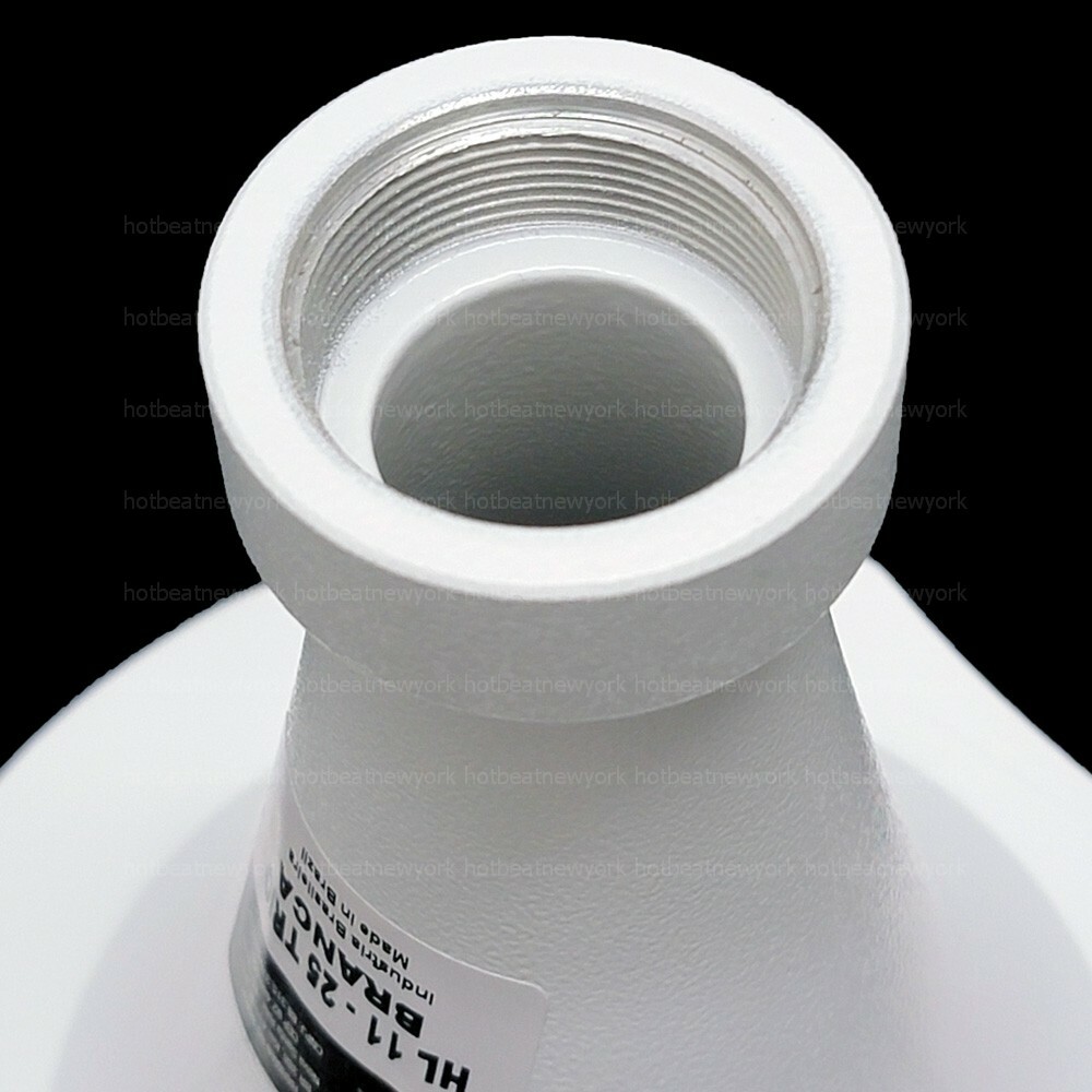 JBL HL 11-25 TRIO BRANCA 1" White Aluminum Metal Horn 45x45 Degree Dispersion