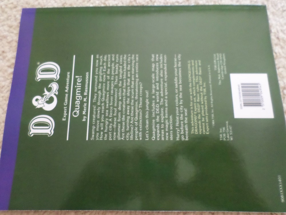 X6 Quagmire ! Dungeons & Dragons adventure module
