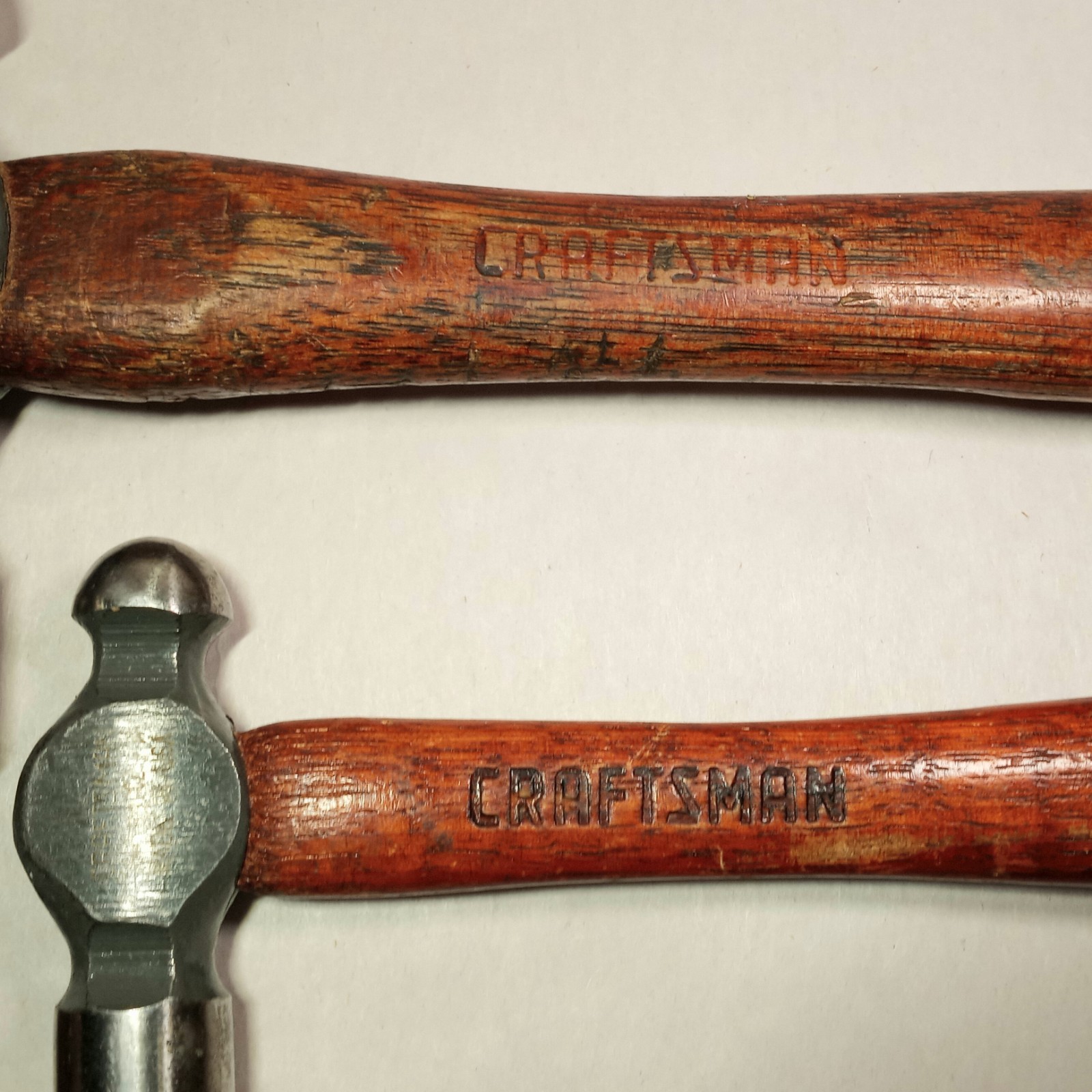 3pc Vtg Craftsman Hammer Lot Ball Peen 12 Oz, 4oz, Soft Face Mallet 6 Oz. READ