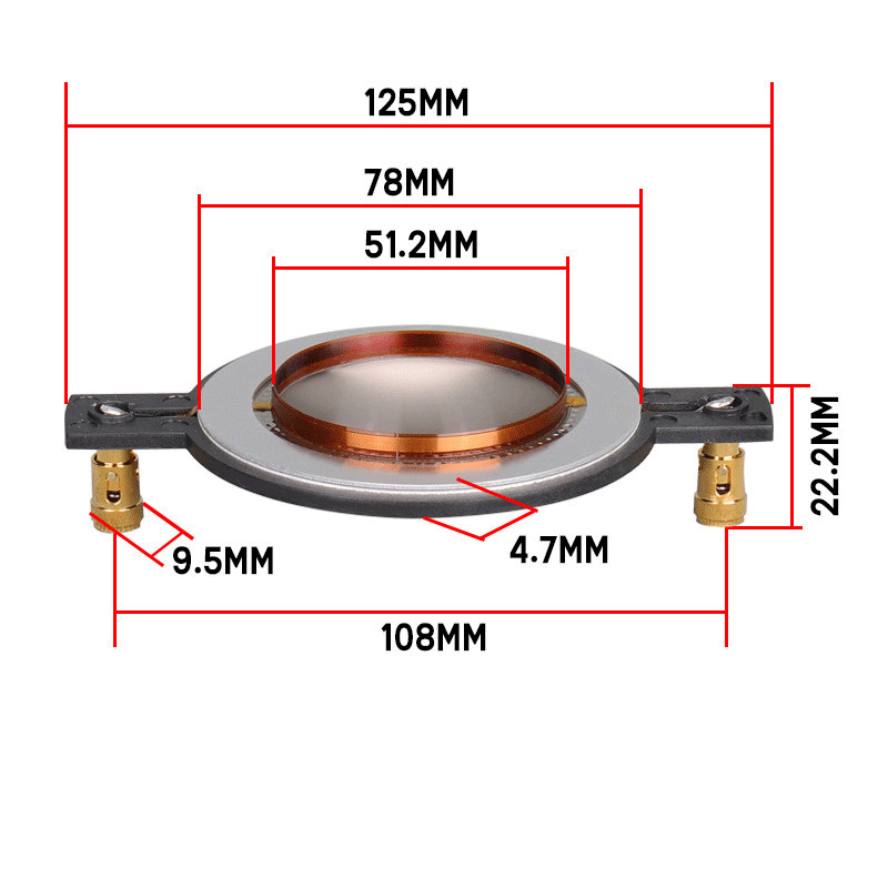 Wholesale Diaphragm For Timpano TPT-RPDH2000 TPT-DH2000 Horn Driver Replacement