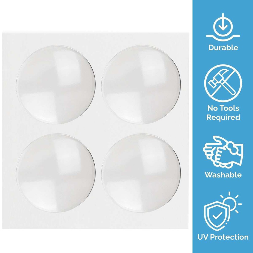 8Pcs Door Stopper Wall Protector Silicone Door Knob Wall Protector Strong Back