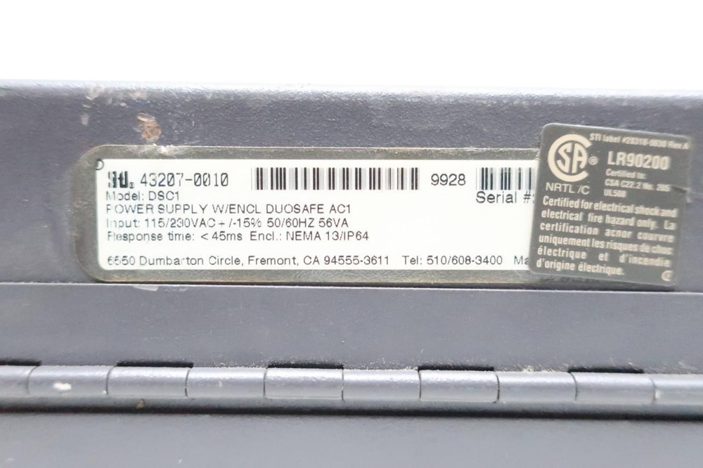 Sti 43207-0010 DSC1 Light Curtain Controller