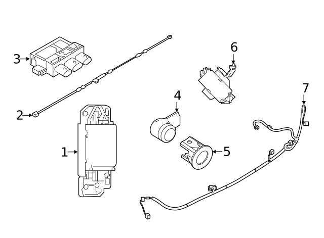 Genuine Nissan Control Module 28532-7FM2B