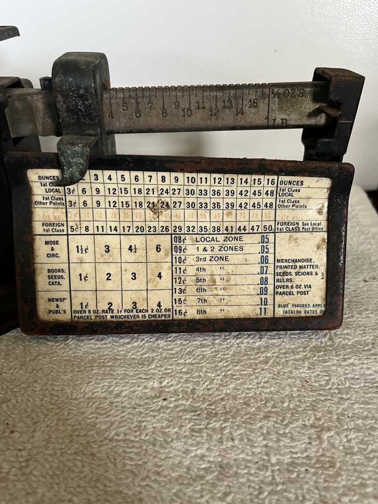 TRINER Airmail Accuracy Scale Postal Scale Vintage
