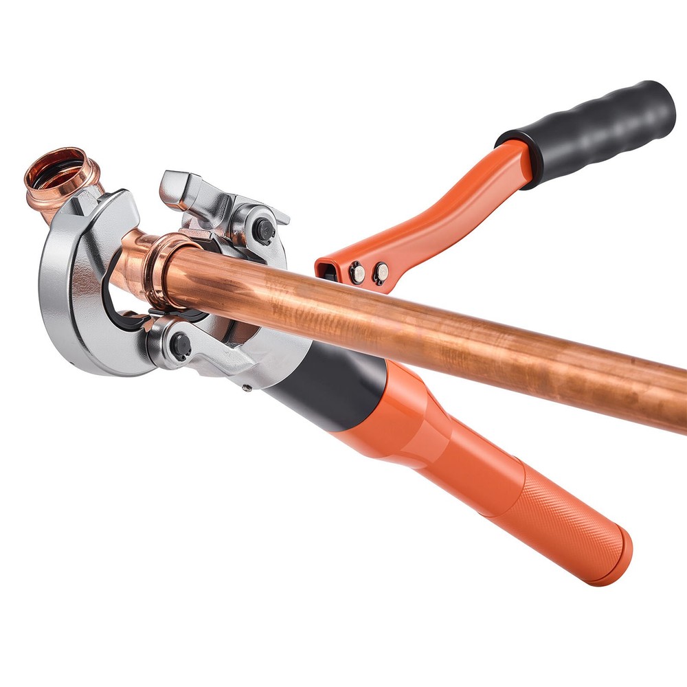 Uimoso Hydraulic Copper Pipe Crimping Tool with 8 Interchangeable Jaws