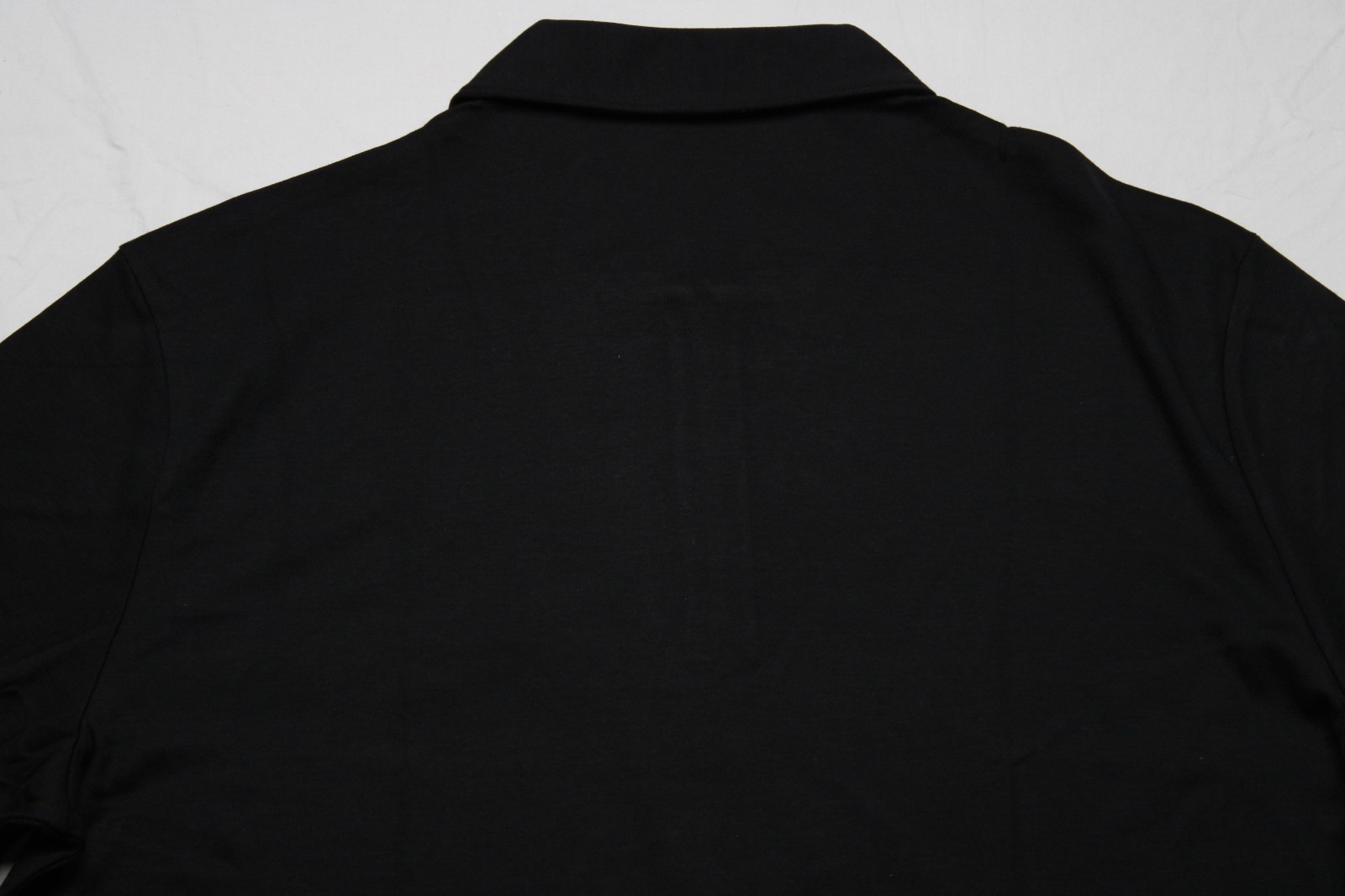 Charles Tyrwhitt Men's Zip Jersey Polo Shirt Black NWT