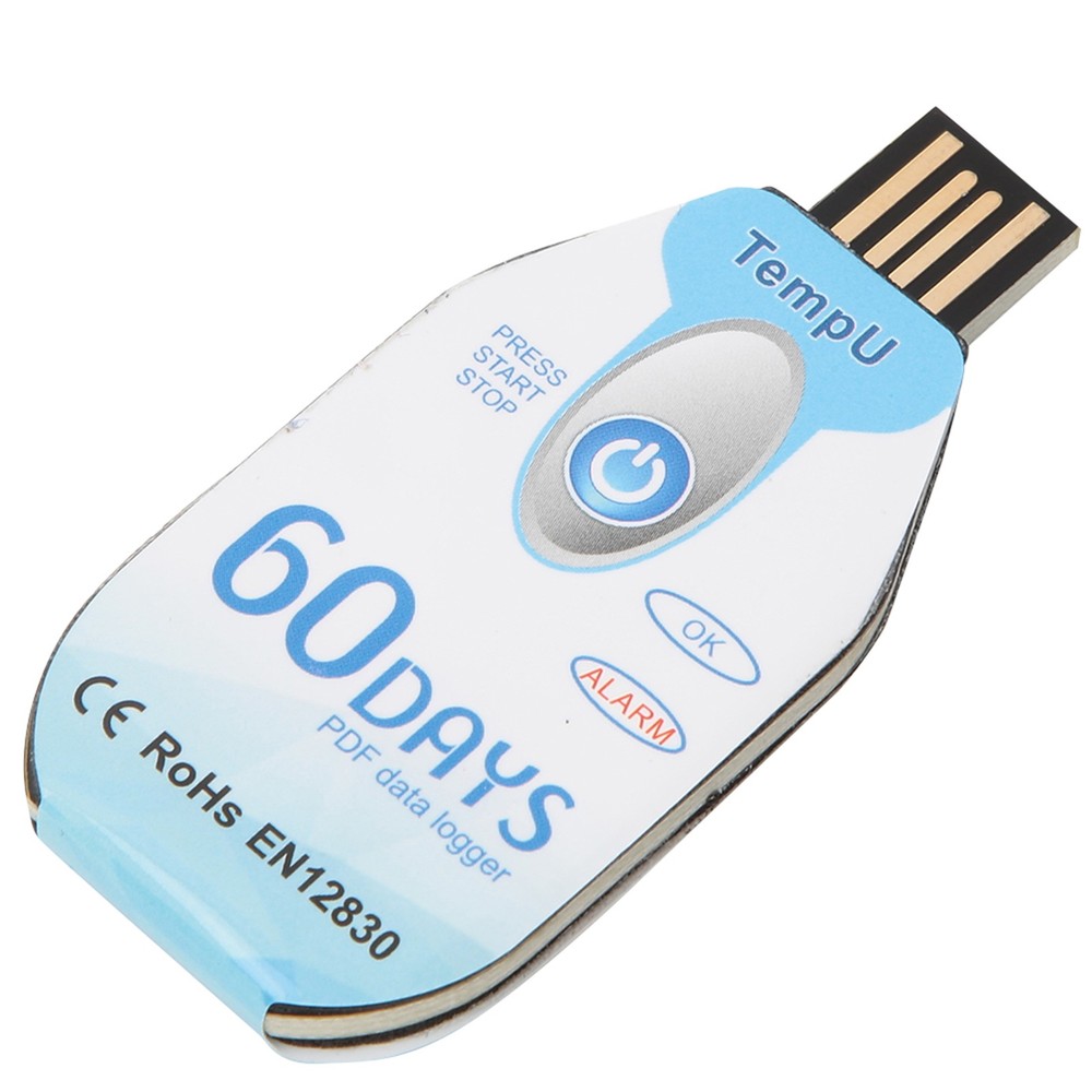 Temperature Data Logger Single Use PDF Report USB Port 10000 Points❀