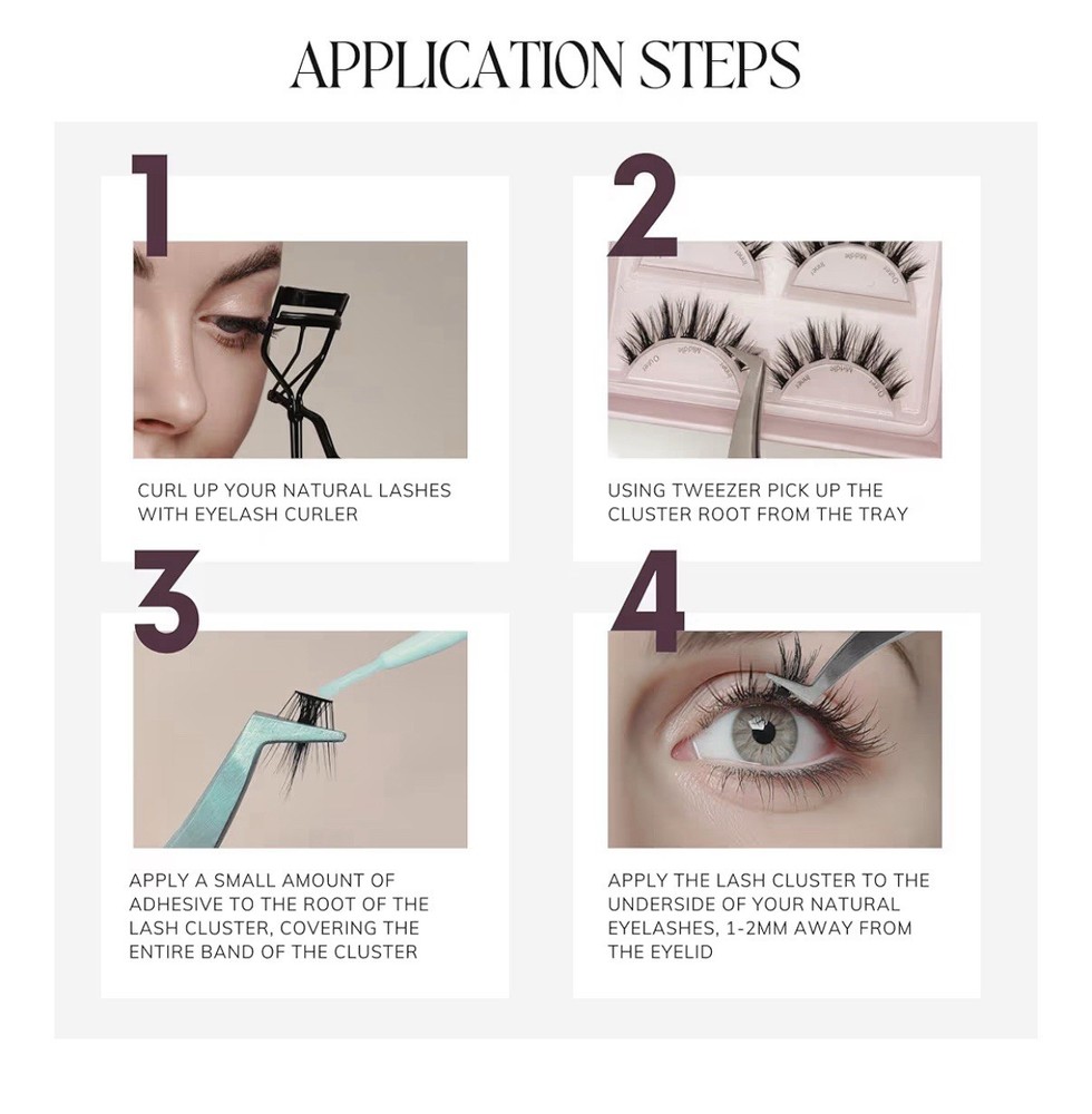 2 Sicurl Lash Bond, lash cluster glue, quick dry, long lasting