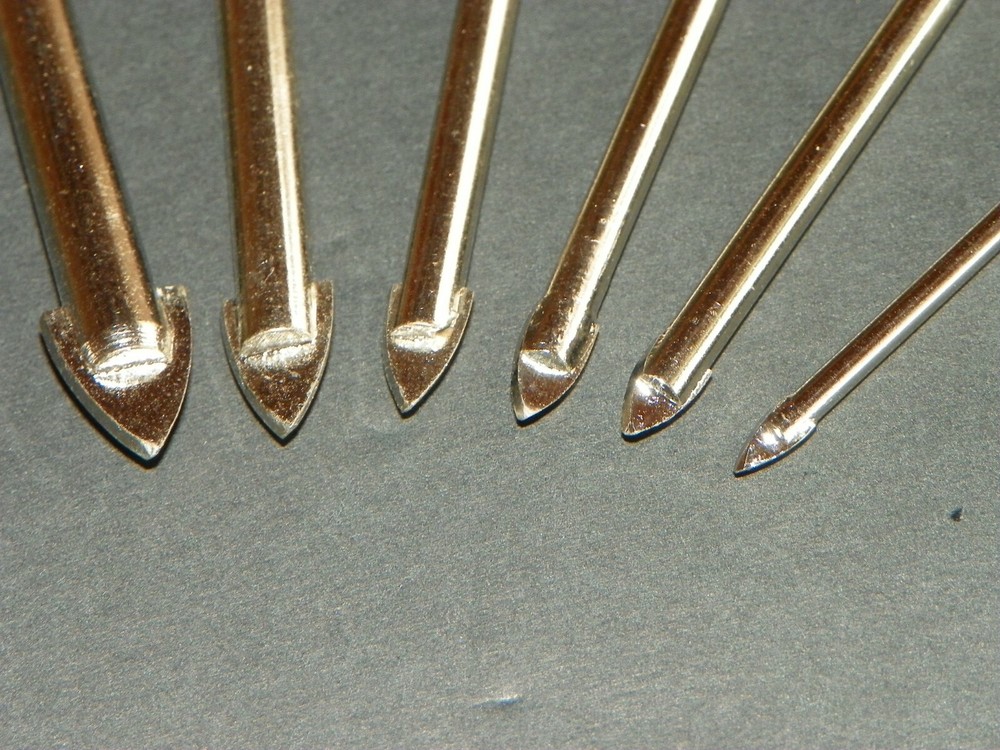 Carbide Glass and Ceramic Drill Bit 6-pc. Set