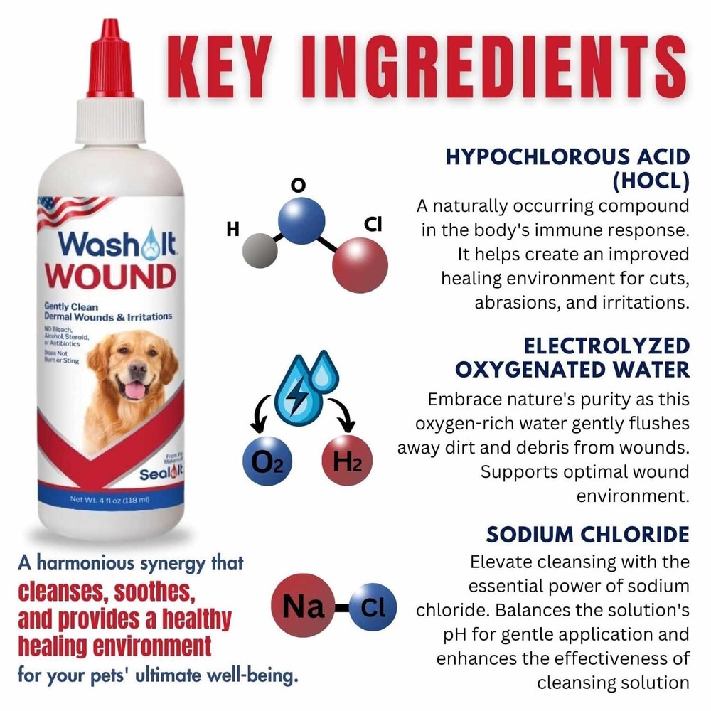 Wash It Wound Wash for Pets